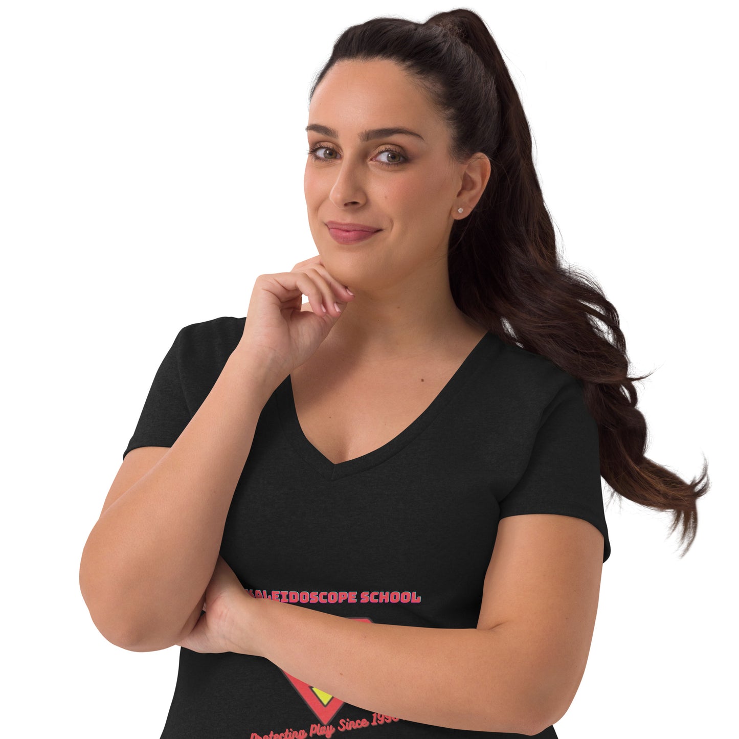 "Super K" Women's Vneck Tee