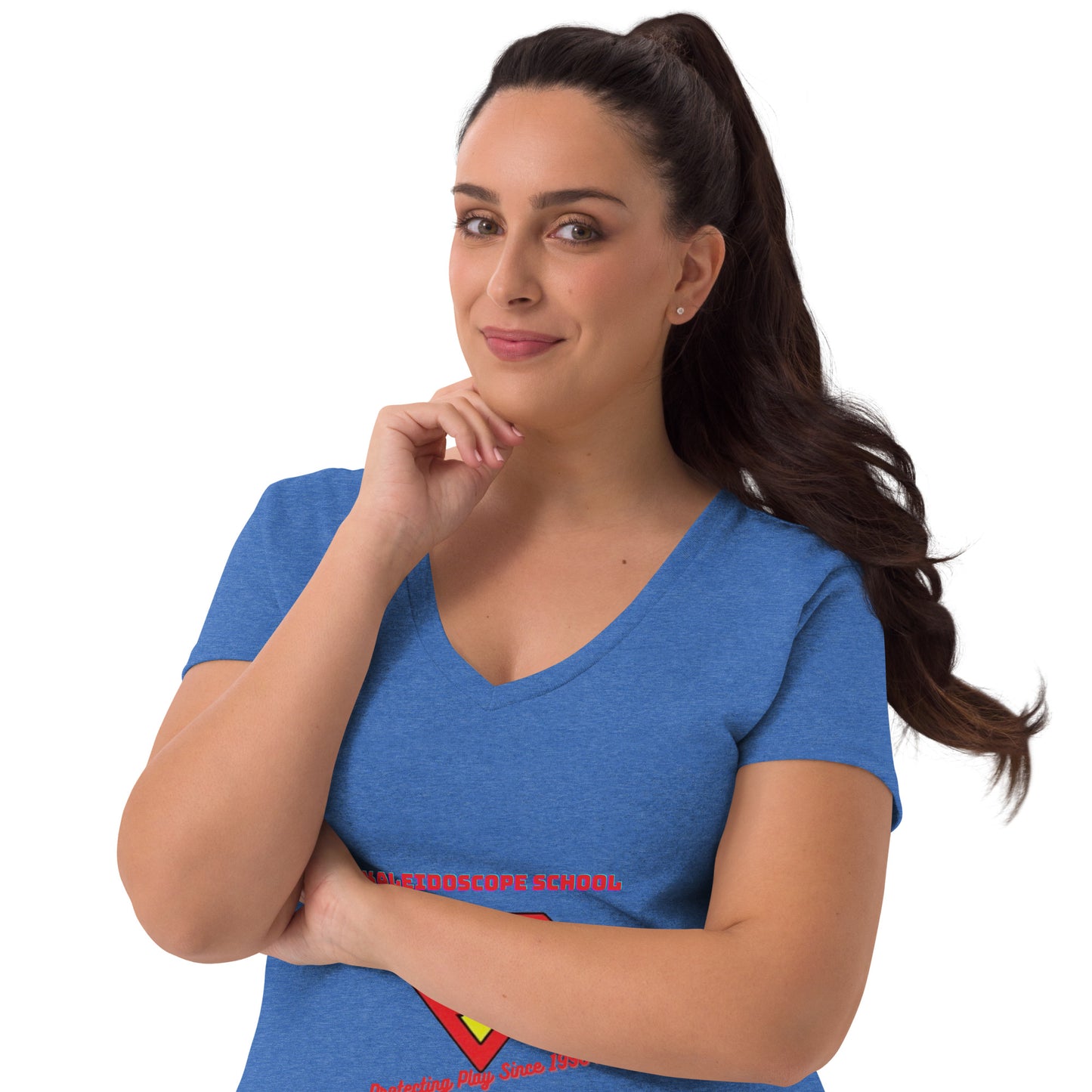"Super K" Women's Vneck Tee