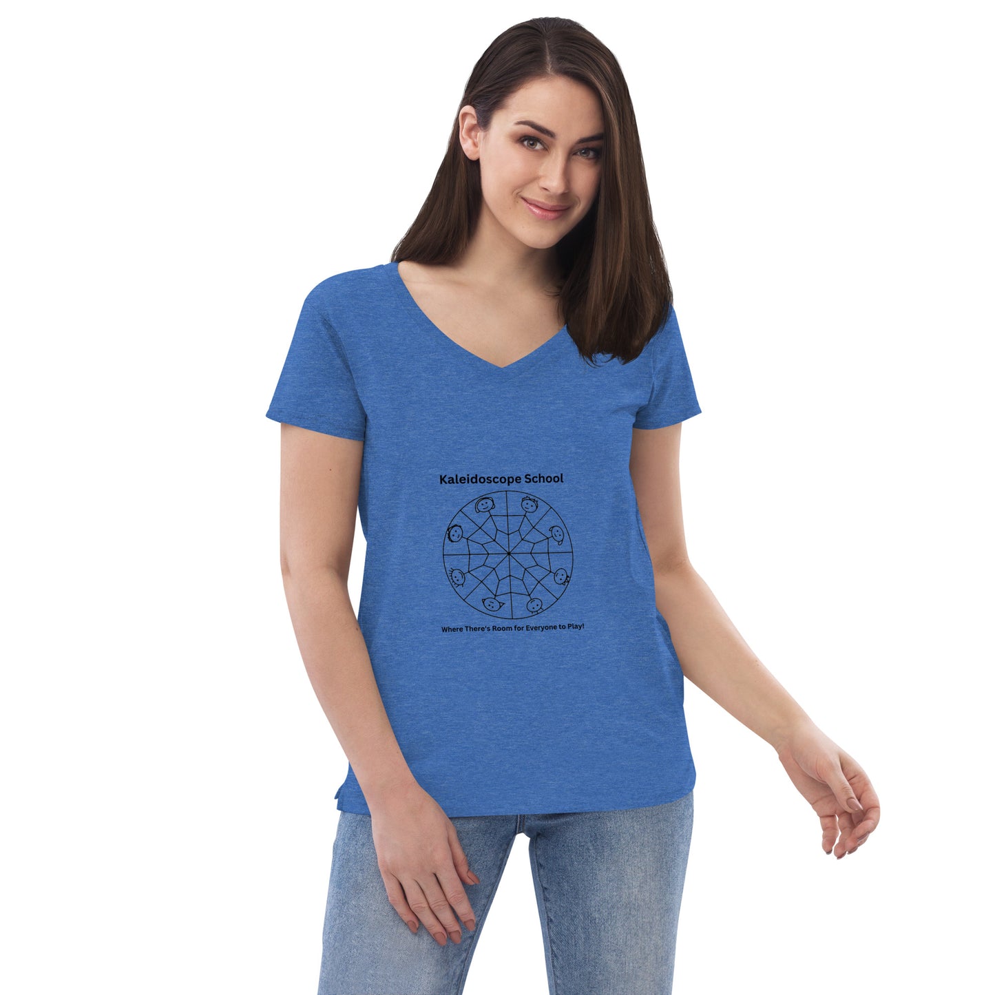 Kaleidoscope Logo--Women's Vneck T
