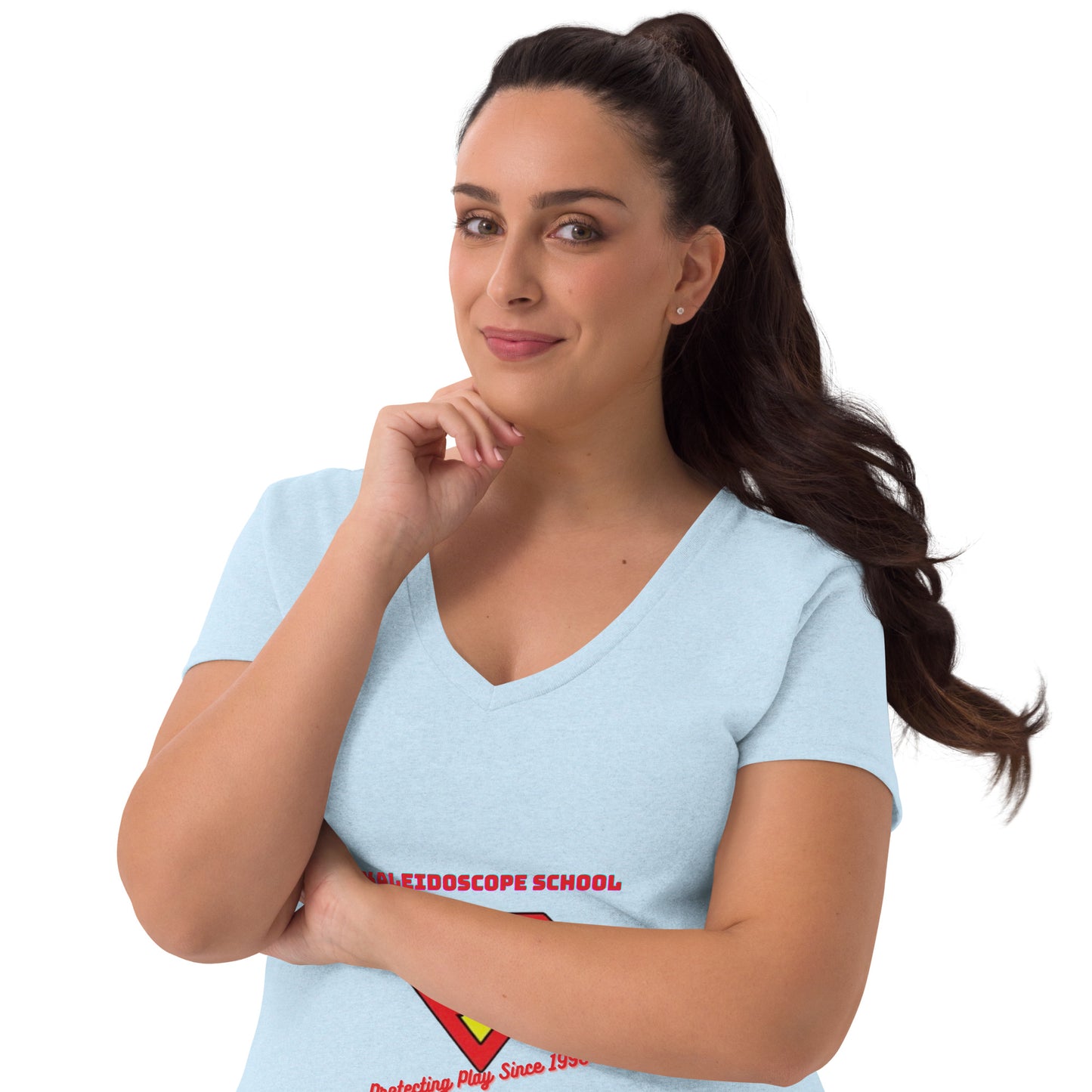 "Super K" Women's Vneck Tee