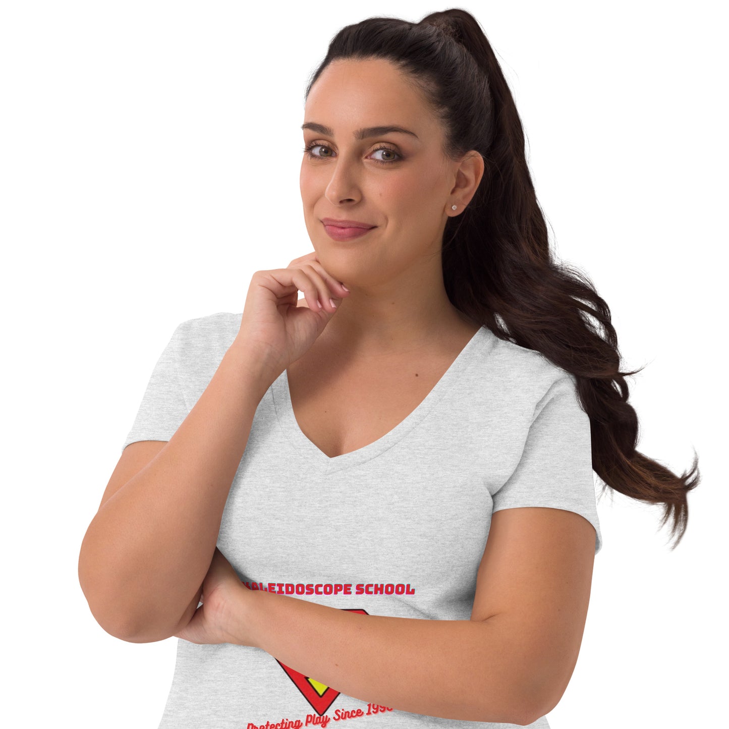 "Super K" Women's Vneck Tee