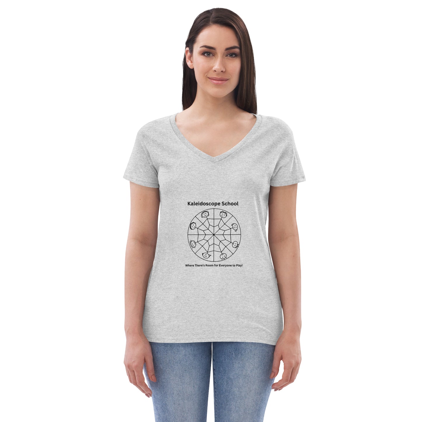 Kaleidoscope Logo--Women's Vneck T