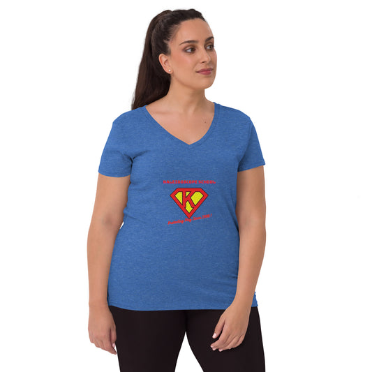 "Super K" Women's Vneck Tee